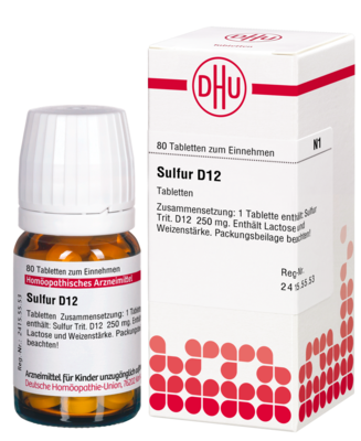 SULFUR D 12 Tabletten