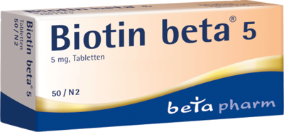 BIOTIN BETA 5 Tabletten