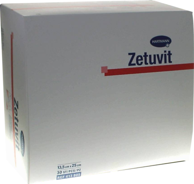 ZETUVIT Saugkompressen unsteril 13,5x25 cm