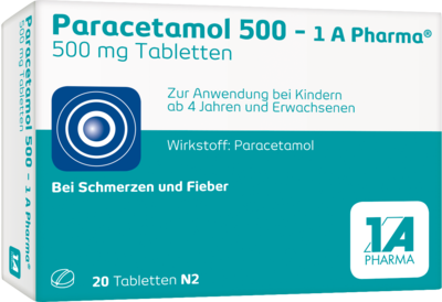 PARACETAMOL 500-1A Pharma Tabletten