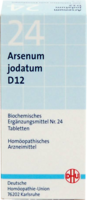 BIOCHEMIE DHU 24 Arsenum jodatum D 12 Tabletten