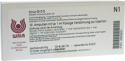 ANUS GL D 5 Ampullen