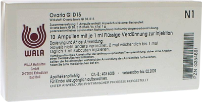 OVARIA GL D 15 Ampullen