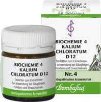 BIOCHEMIE 4 Kalium chloratum D 12 Tabletten