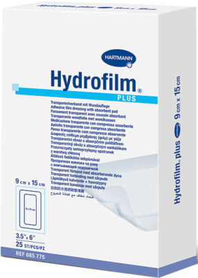 HYDROFILM Plus Transparentverband 9x15 cm