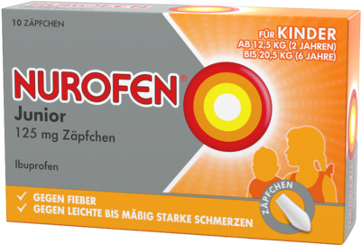 NUROFEN Junior 125 mg Zäpfchen