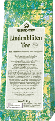 GESUNDFORM Lindenblüten Tee