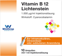 VITAMIN B12 1.000 µg Lichtenstein Ampullen