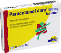 PARACETAMOL dura 500 mg Tabletten