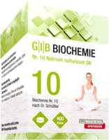 GIB Biochemie Nr.10 Natrium sulfuricum D 6 Tabl.