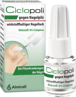 CICLOPOLI gegen Nagelpilz wirkstoffhalt.Nagellack