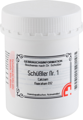 SCHÜSSLER NR.1 Calcium fluoratum D 12 Tabletten