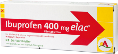 IBUPROFEN 400 mg elac Filmtabletten