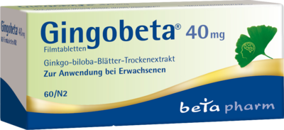 GINGOBETA 40 mg Filmtabletten