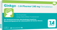 GINKGO-1A Pharma 240 mg Filmtabletten