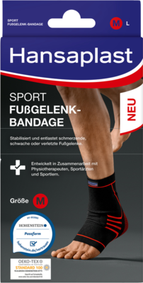 HANSAPLAST Sport Fußgelenk-Bandage Gr.M