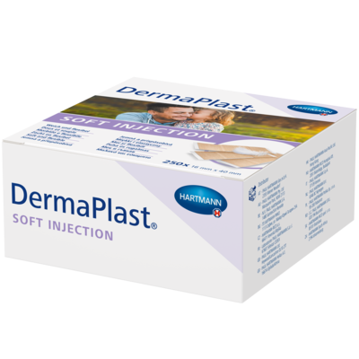 DERMAPLAST SOFT Injection Pflasterstrips 16x40 mm