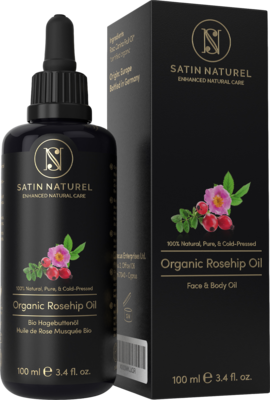 SATIN NATUREL Bio Hagebuttenöl kaltgepresst vegan